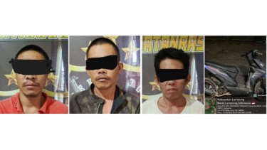 3 Pelaku Curanmor Ditangkap di Lampung Barat, Polisi:&nbsp;Modus Bongkar Rumah yang Ditinggal Pemilik