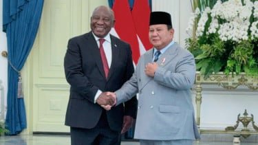 Presiden Prabowo Sambut Presiden Afrika Selatan, Cyril Ramaphosa