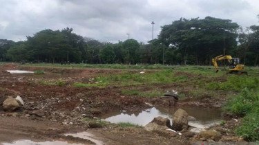 Lahan makam unit Kristen blok AI di TPU Tegal Alur