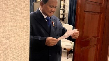 Haru! Prabowo Dapat Surat Spesial dari Siswa SMP, Ucapan Selamat Ulang Tahun