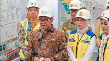 Pramono Tinjau Proyek Pengelolaan Air Limbah di Pluit, Target Rampung 2027