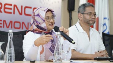 Direktur Utama Telkom Indonesia Dian Siswarini.