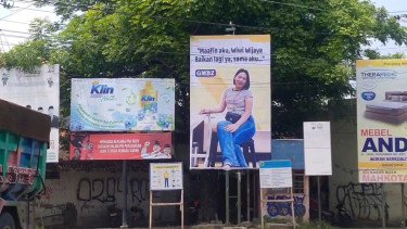 Baliho berisi permintaan maaf dan ajakan baikan di Pemalang