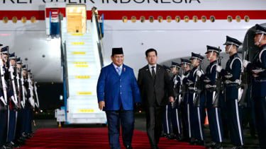 Presiden RI Prabowo Subianto tiba di Korea Selatan untuk menghadiri KTT APEC