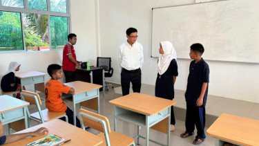Tinjau Sekolah Rakyat di Tanjung Pinang, Kemenko PM Pastikan Tiap Anak dapat Pendidikan Berkualitas