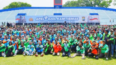 Kakorlantas Hadiri Apel Ojol Kamtibmas di Jatim, Perkuat Sinergi Polri dan Komunitas Ojol