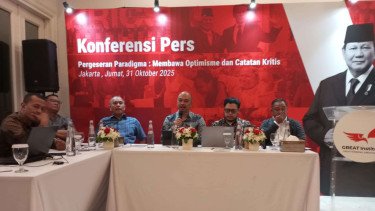 Great Institute: 85,8 Persen Publik Puas dengan Satu Tahun Pemerintahan Prabowo