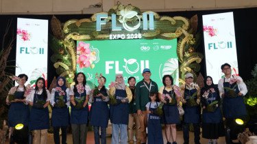 BRI Perkuat Ekonomi Hijau Lewat FLOII Expo 2025, Dorong Tanaman Hias Indonesia Go Global