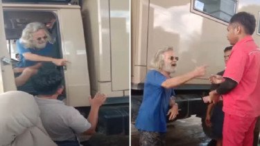 Viral Bule Jerman Kendarai Unimog Ngamuk di SPBU Bone Tak Bisa Isi Solar
