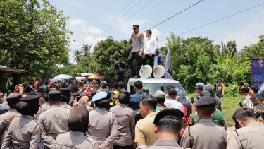 Warga Tuntut Kompensasi Proyek Bendungan, Kapolres Gowa: Kami Mengawal Bukan Menghalangi