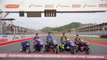 Yamaha Kuasai 5 Kelas Kejurnas Mandalika Racing Series 2025