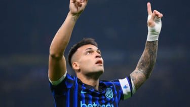 Pemain Inter Milan Lautaro Martinez