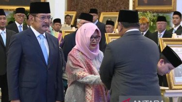 Prabowo Beri Gelar Soeharto Pahlawan Nasional, Diterima Tutut dan Bambang Trihatmodjo