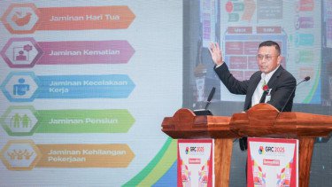 BPJS Ketenagakerjaan Sabet Penghargaan 5 Stars Gold pada GRC &amp; Leadership Award 2025