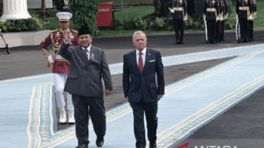 Raja Yordania Tiba di Istana Negara, Disambut 21 Dentuman Meriam
