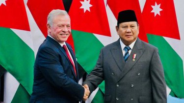 &nbsp;Presiden RI Prabowo Subianto dan Raja Yordania Abdullah II bin Al-Hussein