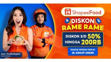 Kolaborasi ShopeeFood dan Serly &lsquo;One Bite Big Bite&rsquo;: Diskon Rame Rame 50% Hingga Rp200 Ribu!