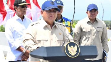 Presiden Prabowo Subianto Resmikan Jembatan Kabaranan, Yogyakarta