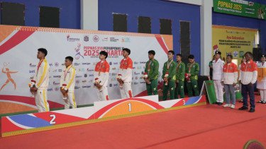 Dukungan Mengalir Deras, Bulutangkis POPNAS 2025 Jadi Panggung Talenta Masa Depan