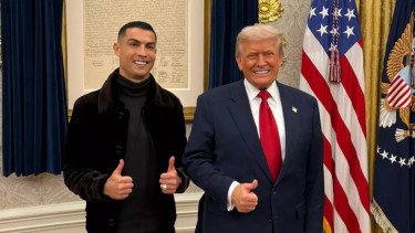 Ronaldo Diundang Trump ke White House, Tapi Sikapnya Bikin Netizen Kaget