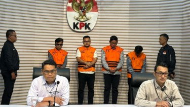 KPK Tahan 4 Tersangka Kasus Dugaan Suap di Dinas PUPR