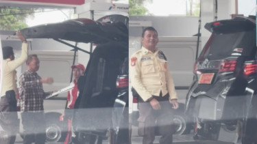 Viral Satpam SPBU Usir Mobil Pelat TNI saat Mau Isi Pertalite, Banjir Pujian Warganet