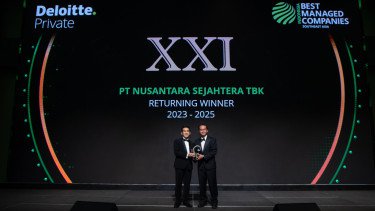 Cinema XXI Raih Indonesia&rsquo;s Best Managed Companies dari Deloitte