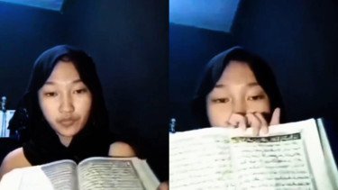 Viral! Wanita Tanpa Busana Meludahi Al-Qur'an, Auto Bikin Geram Netizen