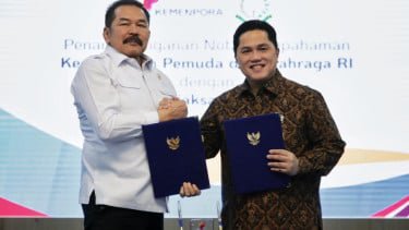 Kemenpora Gandeng Kejagung Awasi Anggaran Olahraga, Erick Thohir: Banyak Program Strategis yang Harus Dijaga