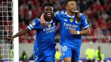 Kylian Mbappe Borong 4 Gol, Real Madrid Bekuk Olympiakos Lewat Drama 7 Gol