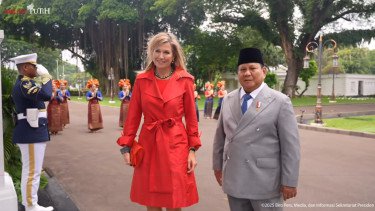 Presiden Prabowo Terima Kunjungan Ratu Maxima di Istana