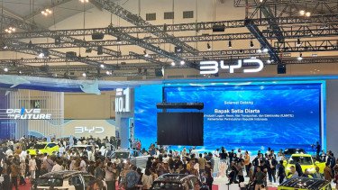 Booth BYD di GJAW 2025