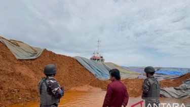 TNI AL Tangkap Kapal Pembawa Nikel Ilegal di Sultra