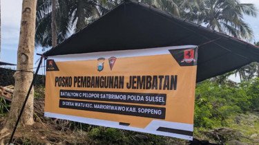 Bertahun-Tahun Susah Seberangi Sungai, Warga Desa di Soppeng Akhirnya Bakal Punya Jembatan Gantung