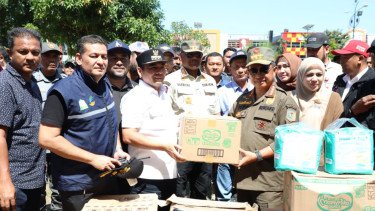 Mendagri Tito Turun Langsung ke Lhokseumawe Cek Infrastruktur Vital hingga Salurkan Bantuan