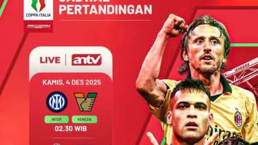 LENGKAP! Jadwal 6 Pertandingan 16 Besar Coppa Italia, Semuanya Live di ANTV