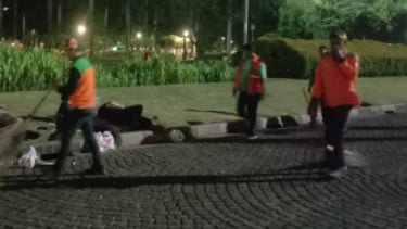Reuni Akbar 212 di Monas Tinggalkan 26,43 Ton Sampah