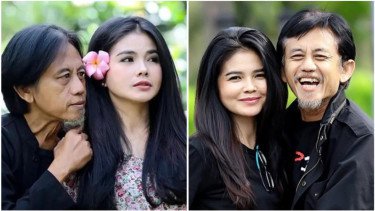 Kisah Cinta Epy Kusnandar dan Karina Ranau, Pernikahan Beda Usia 20 Tahun yang Dipisahkan Maut