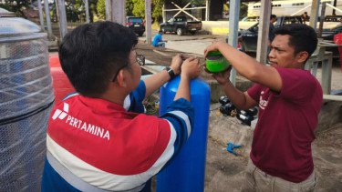 PGN dan Pertamina Pasok Logistik Dapur Umum dan Instalasi Air Bersih Bagi Korban Bencana Sumatera