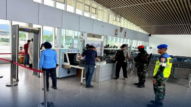 Satgas TNI AU amankan sampel nikel di Bandara Khusus Weda Bay, Halmahera Tengah