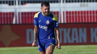 Dikritik Habis, Ian Puleio Bangkit! Gol Perdana Jadi Titik Balik di Arema FC