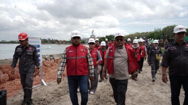 Adhi Karya Kebut Penataan Pantai Kuta-Seminyak hingga Pastikan Kemanan Proyek Jelang Nataru