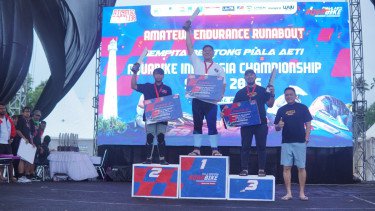 Top 30+ Ribu Penonton Padati Gempita Belitong, Hilman Kurniawan Raih Gelar Nasional Aquabike