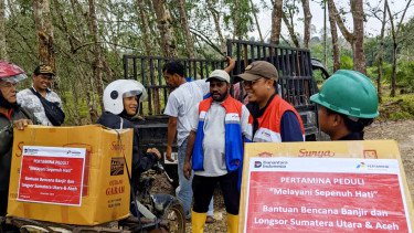 PGN Salurkan Bantuan ke Desa Putus Akses di Aceh Tamiang
