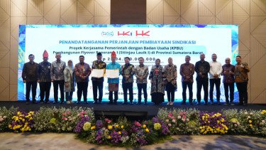 BRI Dukung Pembiayaan Sindikasi Rp2,2 Triliun Proyek Flyover Sitinjau Lauik, Akselerasi Pembangunan Infrastruktur Sumbar