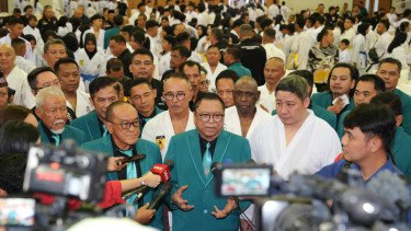 Pengukuhan Pengurus KKI 2025-2030, Oso: Sudah 58 Tahun, Kita Punya 9,5 Juta Anggota