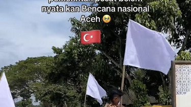 Viral Warga Aceh Kibarkan Bendera Putih Nyerah Hadapi Bencana, Begini Respons Mendagri