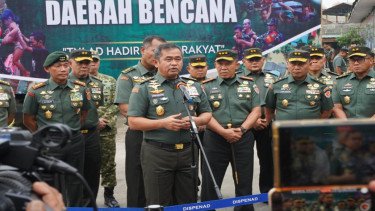 KSAD Jenderal Maruli: Kalau Ada Daerah yang Belum Tersentuh Bantuan Beri Tahu Kami