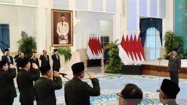 Prabowo Lantik 6 Dubes di Istana, Ada Purnawirawan TNI hingga Musisi