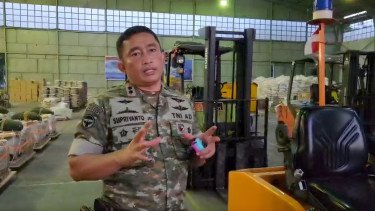 Komandan Batalyon Perbekalan Angkutan (Perbekang) 5 ARY, Letkol CBA Supriyanto